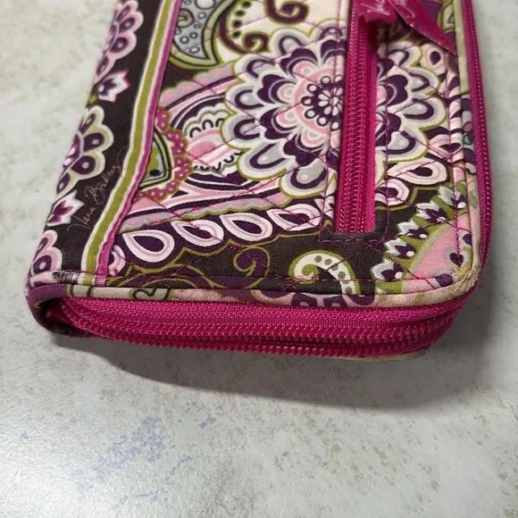 Vera Bradley Very Berry Paisley Twist-lock Wallet - Picture 7 of 7